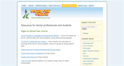 Desktop Screenshot of dentalanxiety.net